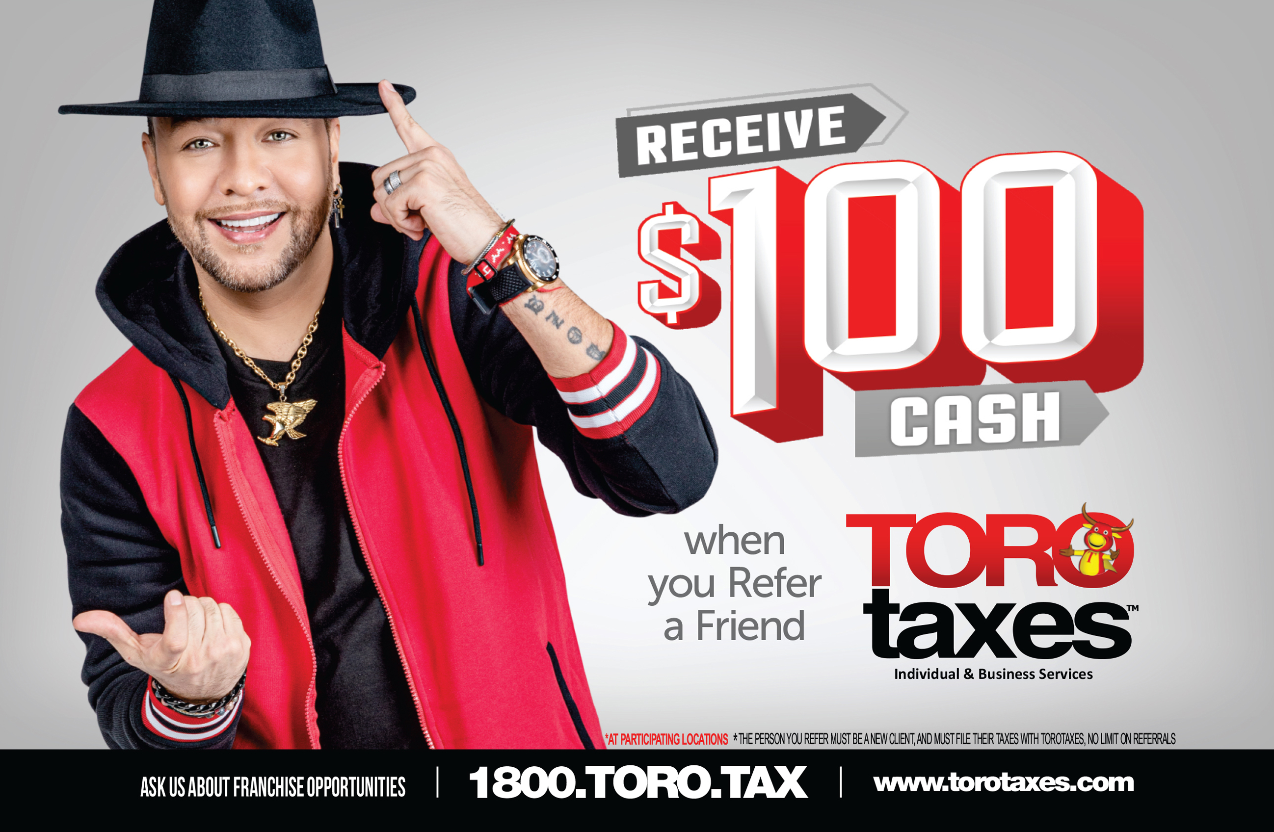 Toro Taxes refer a friend for $100